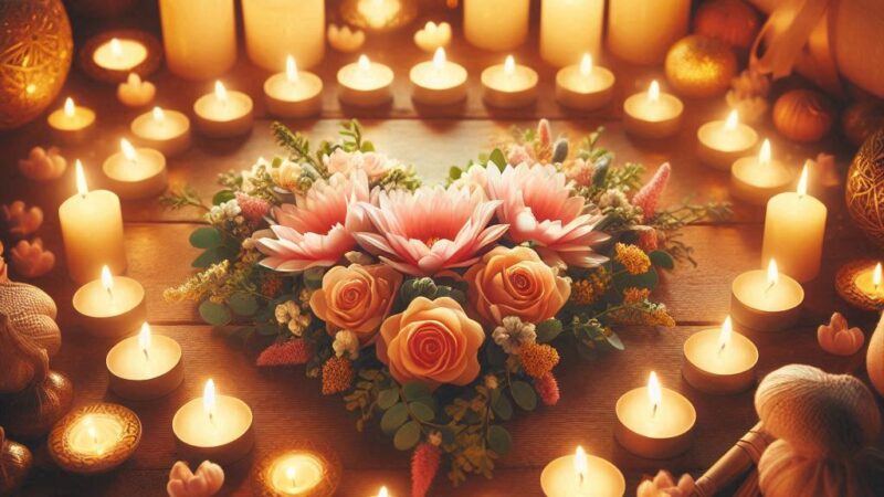 Ritual de Amor con Velas y Pensamientos Positivos